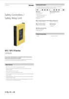 SFC/SFC-R SERIES: SAFETY CONTROLLERS/SAFETY RELAY UNIT